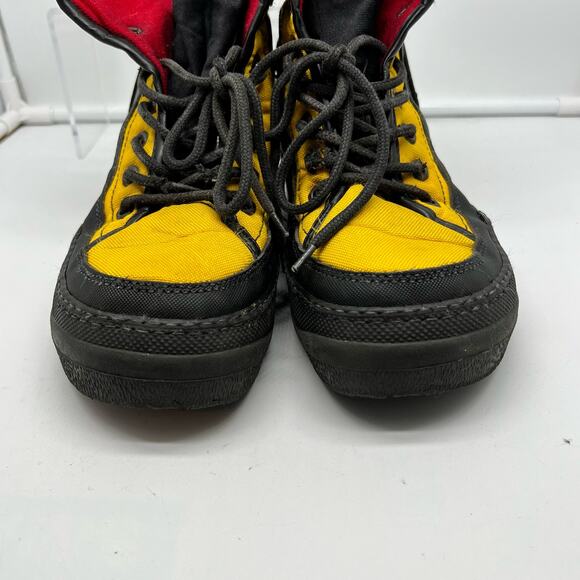 Ralph Lauren Polo Sport Boots Womens 8 Extreme Winter Vintage 90s Yellow Red - Picture 5 of 9